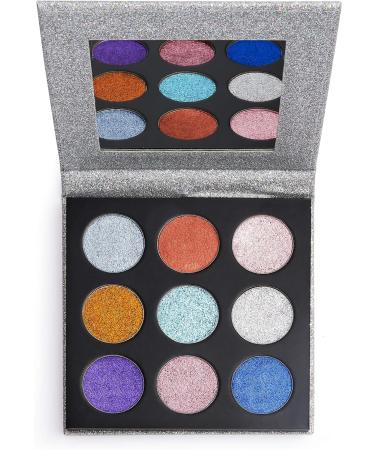 Makeup Revolution Pressed Glitter Palette Illusion | Multicolor Sparkle for Stunning Looks - Shop Internationally - Buy Online on GoSupps.com