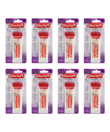 The Doctor's BrushPicks Interdental Toothpicks, 120-Picks per pack (8-Pack)