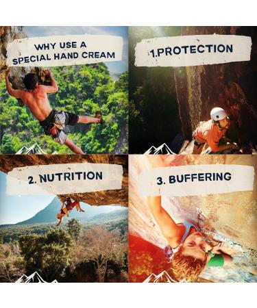 KletterRetter Hand Cream for Climbers & Boulderers - Fast Absorbing 75ml with Panthenol Calendula Oil & Ectoin - Buy Online on GoSupps.com
