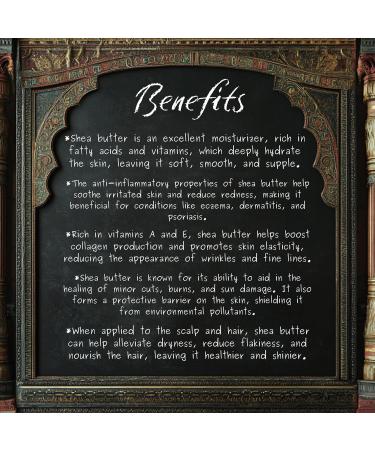 Buy BEDU African Shea Butter 8.82 oz - Natural Moisturizer for Skin & Hair | Shop Internationally - Buy Online on GoSupps.com