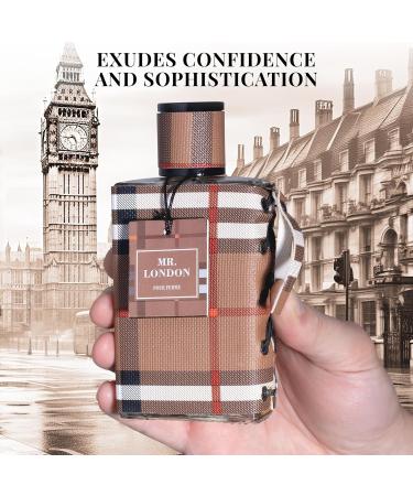 Mr London for Men Eau De Parfum - Refined Amber Woody Fragrance - Fresh & Masculine Bergamot Lavender & Warm Cinnamon - Unique Tones Combine Tobacco Leaves Guaiac Wood & Oak Moss - 100ml Bottle Amber Woody - Cinnamon Guaiac Wood Opoponax 3.4 Fl Oz (Pack o - Buy Online on GoSupps.com