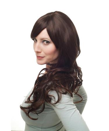 Buy Women's Long Wavy Brown Mahogany Wig | H3101-2T33 | Curly Style International Shipping - Buy Online on GoSupps.com