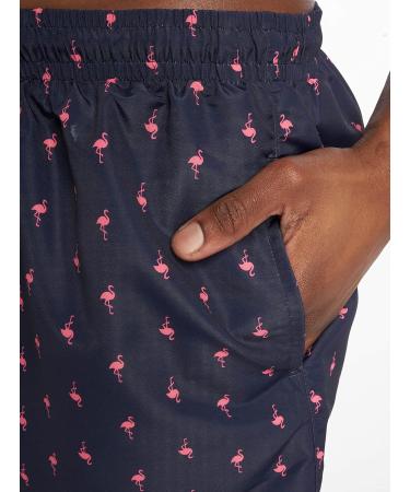 Urban Classics Men's Patterned Swim Trunks | Stylish Swim Shorts in Multiple Colors & Sizes XS-6XL | Flamingo Design - Buy Online on GoSupps.com