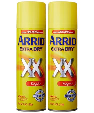 Arrid XX Extra Dry Antiperspirant Deodorant Regular Twin Pack - 2 x 6oz Cans - Buy Online on GoSupps.com