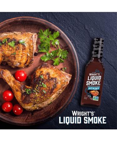Wrights Liquid Smoke Hickory 103 milliliter - Buy Online on GoSupps.com