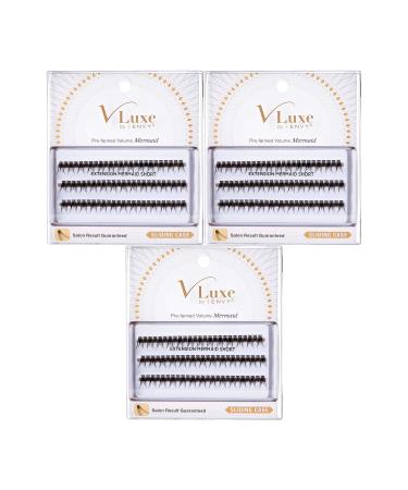 Kiss Vluxe Extension Mermaid Short Individual Lashes (3 PACK)