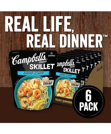 Campbell's Skillet Sauces Shrimp Scampi 11oz Can - Pack of 6 | Delicious Seafood Dish - Buy Online on GoSupps.com