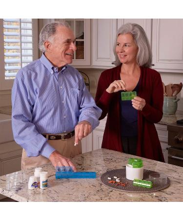 Apex Desktop Pill Organizer - 7 Day Medication Management Solution - Buy Online on GoSupps.com