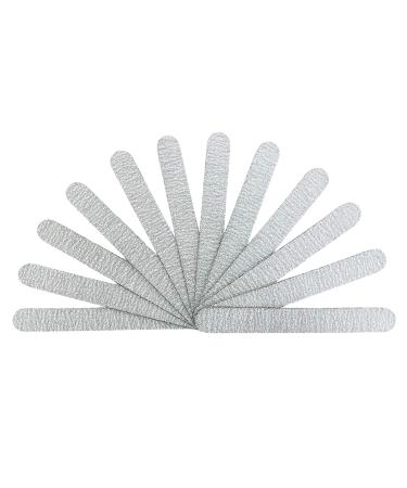 PrettyClaw | 50pc Mini Manicure Nail File 80/100 Grit Double Sided Zebra Emery Board For Nails Manicure Nail File 5 inches