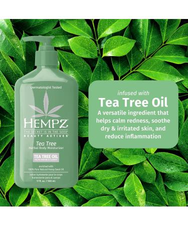 Buy HEMPZ Tea Tree Herbal Body Moisturizer 17 oz - Best International Shipping & Hydrating Skin Care - Buy Online on GoSupps.com