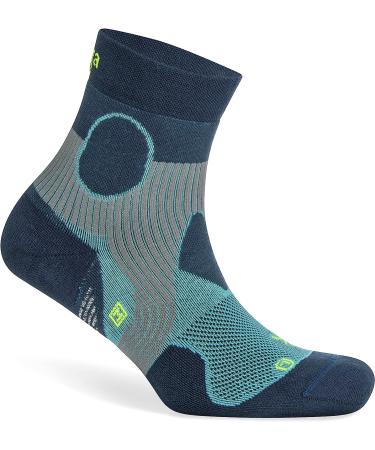 Compression Fit Athletic Running Socks (1 Pair) - Large Blue/Legion Blue - Buy Online on GoSupps.com