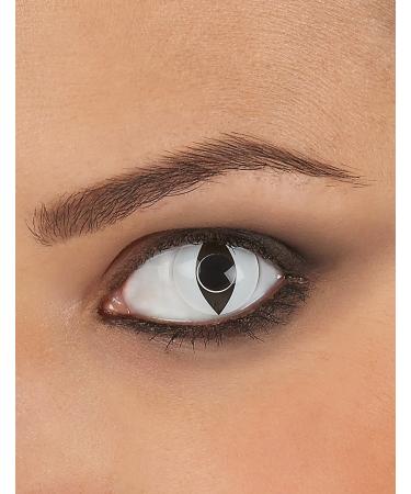 White Reptile Contact Lenses - One Size