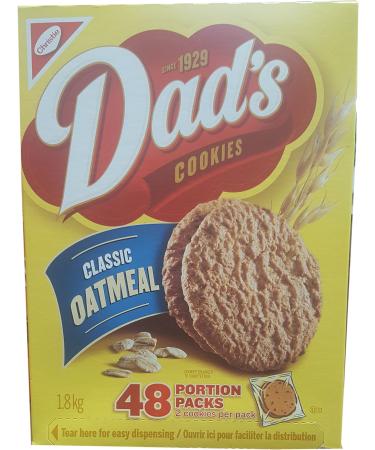 Dad's Oatmeal Cookies, 1.8 Kg 48 Count (Pack of 1)