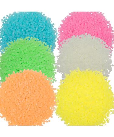 Glow in the Dark Fuse Beads Set - 9,000 Beads in 6 Unique Colors, Includes Case for Easy Organization - Ideal for Perler Beads Pixel Art - Buy Online on GoSupps.com