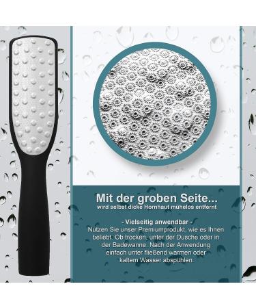 Professional Corneal File for Smooth Feet - Gentle Stainless Steel Remover with Laser Cut Technology - Durable & Reusable 2-Sided Tool for Safe Foot Care - Buy Online on GoSupps.com