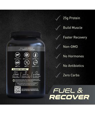 New Zealand Grass Fed Whey Protein Isolate Powder - Low Carb Low Calorie High Protein for Muscle Growth | Chocolate & Vanilla Flavors | Organic Post Workout Recovery - Buy Online on GoSupps.com