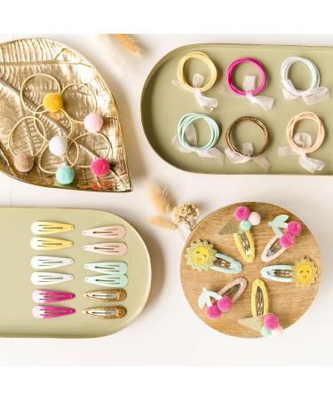 Shop Paper Dragon Special 48 Durable Hair Clips & Ties - Colorful Glitter & Fabric Accessories for Kids - Perfect for Long & Fine Hair - Buy Online on GoSupps.com