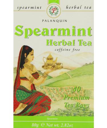 Palanquin Spearmint Herbal Tea - 40 Bags | Refreshing and Aromatic - Buy Online on GoSupps.com