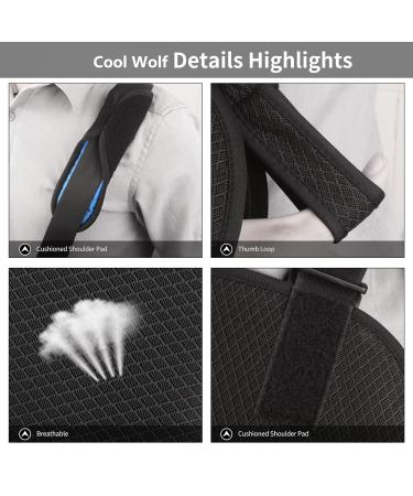 Premium Arm Sling Support - Ergonomic Shoulder Immobilizer for Broken Bones Rotator Cuff Dislocation & Sprains | Left & Right Adjustable Brace - Buy Online on GoSupps.com