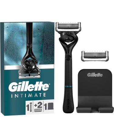 Buy Gillette Labs Men's Wet Razor - Advanced Shaving Kit with Cleaning Element Travel Case & Intimate Razor - International Shipping Available - Buy Online on GoSupps.com