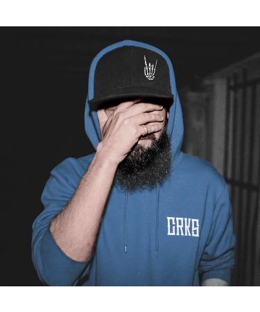 Negi Flat Bill Snapback Hat for Men - Adjustable Black Baseball Cap - Buy Online on GoSupps.com