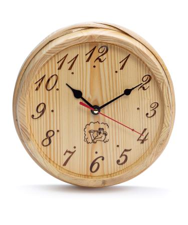 SULENO - Sauna wall clock 22 cm sauna bucket design sauna clock for relaxation room and party cellar sauna accessories - Buy Online on GoSupps.com