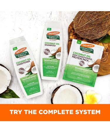 Palmer's Coconut Oil Formula Moisture Boost Protein Pack - Hair Treatment for Dry Damaged & Colored Hair 12 Pack (2.1 oz Each) | Shop Internationally - Buy Online on GoSupps.com