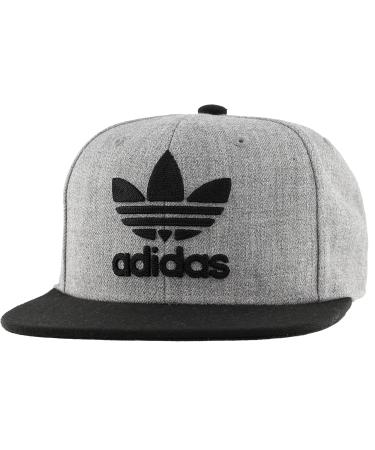 adidas Originals Men's Originals Trefoil Chain Snapback One Size Heather Grey/Black