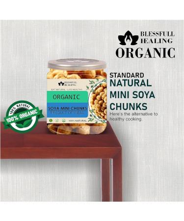 Blessfull Healing Organice SOYA Mini Chunks for Breakfast 1 lb (453 Gram) - Buy Online on GoSupps.com