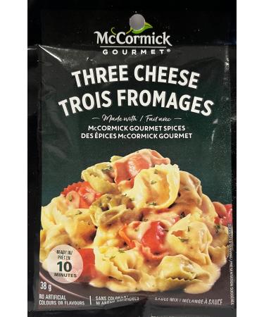 McCormick Gourmet Premium Quality Dry Sauce Mix Three Cheese 38g Case Pack 12 Count - Buy Online on GoSupps.com