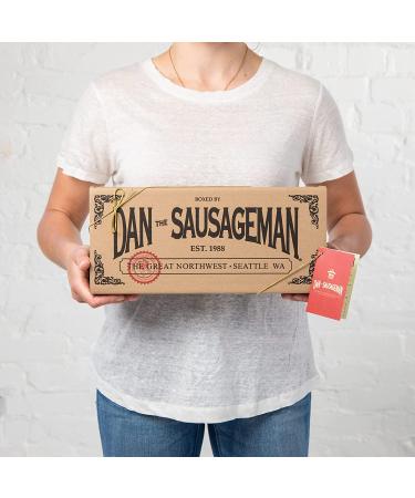 Dan the Sausageman Kodiak Gift Basket: Beef Summer Sausage, Nuts, Cheese & Mustard - Perfect for Back to School and Thank You Gifts - Buy Online on GoSupps.com