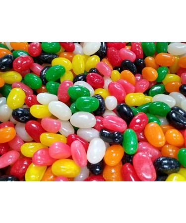 Jumbo Assorted Spiced Jelly Beans - 2 lbs of Fresh Delicious Extra Large Licorice Sassafras Peppermint Clove Cinnamon Spearmint Jelly Beans