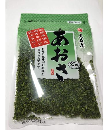 Ohmoriya Aosa Sea lettuce Dried seaweed 25g for Okonomiyaki Yakisoba Tenpura
