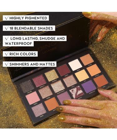 CHARMCODE Shimmer Matte Eyeshadow Palette - 18 High Pigmented Neutral Metallic Shades - Buy Online on GoSupps.com