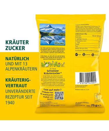 Ricola Original Herb Sugar Candies - 16 Bags of Swiss Herbal Sweets with 13 Alpine Herbs & Menthol Vegan & Soothing - Buy Internationally - Buy Online on GoSupps.com