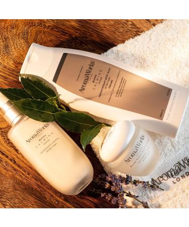 Men's Indulgence 4pc Set - Calming Body Wash Aftershave Lotion Candle & Washcloth | Vegan Natural & Cruelty-Free Gifts for Him - Buy Online on GoSupps.com