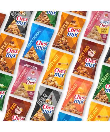 Buy Simply Chex Strawberry Cr me Snack Mix Family Size - 13.5 OZ | Delicious International Shipping - Buy Online on GoSupps.com