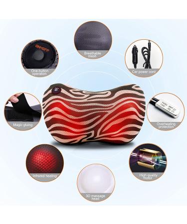 VIKTOR JURGEN Shiatsu Back Massager with Heat - Pain Relief Electric Deep Tissue Kneading Massage Pillow for Neck, Shoulders, Back, Legs, and Feet - Best Gift for Women/Men - Buy Online on GoSupps.com