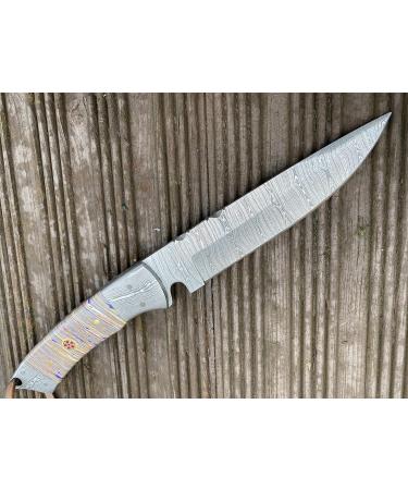 Perkin Damascus Hunting Knife with Sheath - 25.4cm | Premium 1975 Edition | International Shipping Available - Buy Online on GoSupps.com