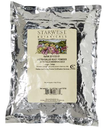 Starwest Botanicals Astragalus Root Powder 1 lb (453.6 g) - Buy Online on GoSupps.com