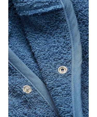 Jollein Baby Bathrobe 1-2 Years - Ash Green & Blue | Soft Comfortable & Stylish International Shipping - Buy Online on GoSupps.com
