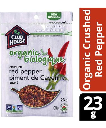 Club House Quality Natural Herbs & Spices Organic Crushed Red Pepper 23g 23 g (Pack of 1) - Buy Online on GoSupps.com