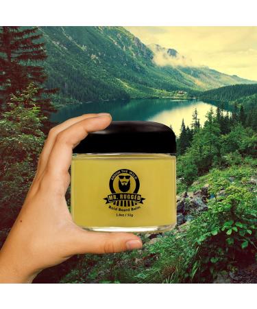 Beard Balm for Men - All Natural Beard Care (1.8oz) | Essential Beard Conditioner & Grooming Kit - Buy Online on GoSupps.com