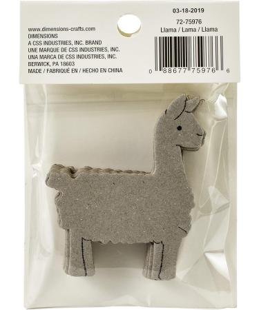 Dimensions Floss Keeper 1.5x2.75 - Llama Design | 6/Pkg | International Shipping Available - Buy Online on GoSupps.com