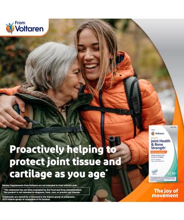 Voltaren Joint Health Supplement with UC-II Collagen Calcium & Vitamin D 30 Count for Healthy Aging - Buy Online on GoSupps.com