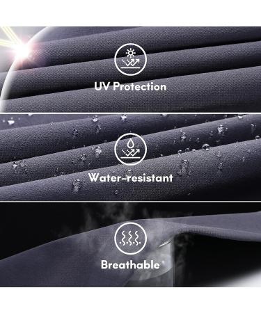 Haimont Men's Lightweight Hiking Stretch Pants | Quick Dry Nylon, UPF50 & Water Resistant, Zipper Pockets | Odyssey Grey X-Large - Buy Online on GoSupps.com
