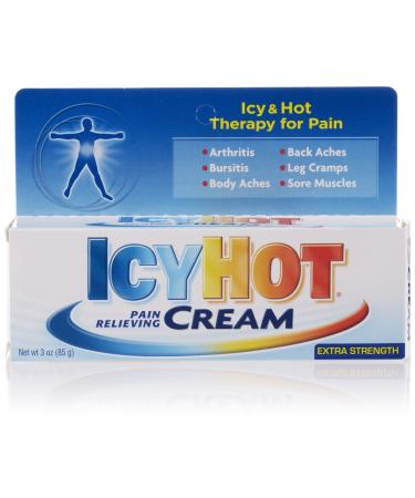Icy Hot Pain Relieving Cream Extra Strength 3 Oz