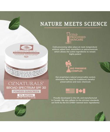  OZNaturals Protect Plus Glow Powder Sunscreen SPF 30 OZNaturals for Unisex 0.35 oz Sunscreen - Buy Online on GoSupps.com