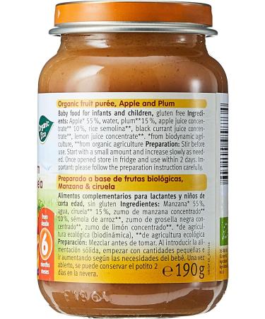  Holle Holle Apple and Plum + 6 months 190g 500g - Buy Online on GoSupps.com