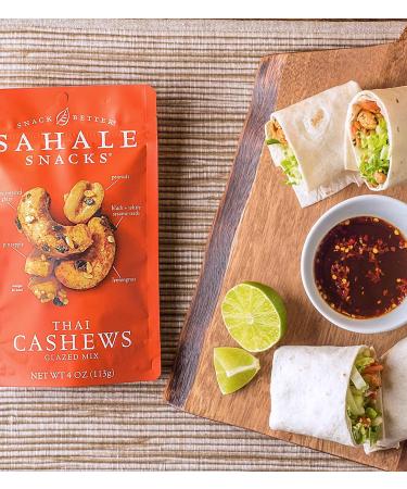 Sahale Snacks Thai Cashews Glazed Mix - 4 Oz (Pack of 6) | Gourmet Nuts Snack - Buy Online on GoSupps.com